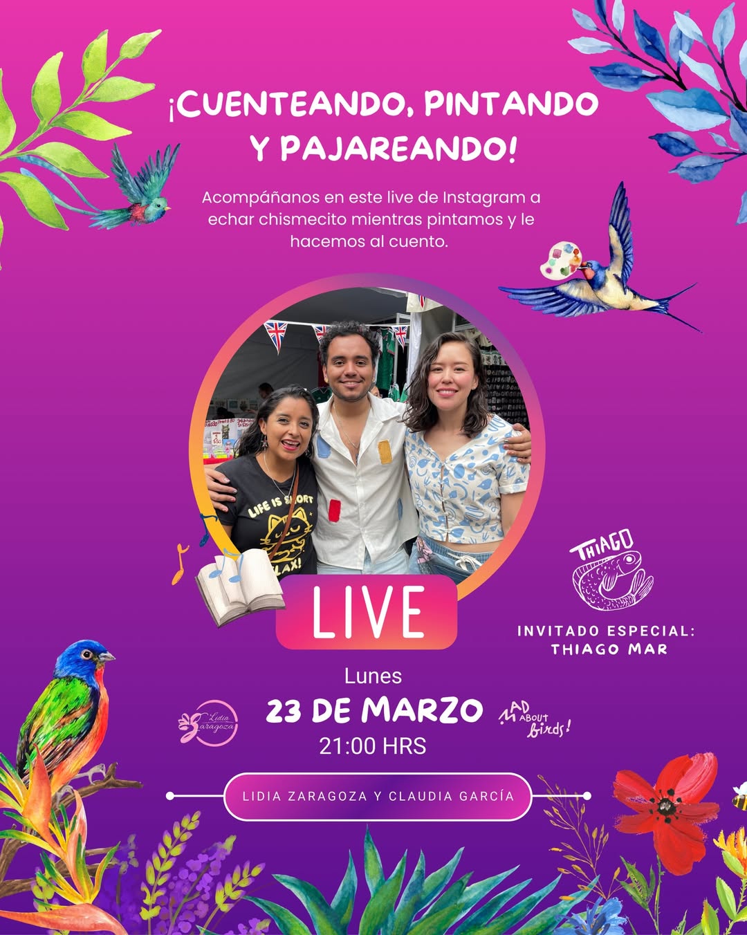 Instagram Live Thiago Mar